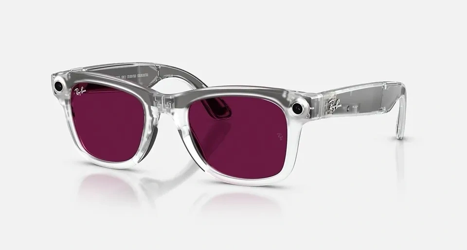Ray-Ban Meta Wayfarer Limited Edition – Matte Transparent - photo 4
