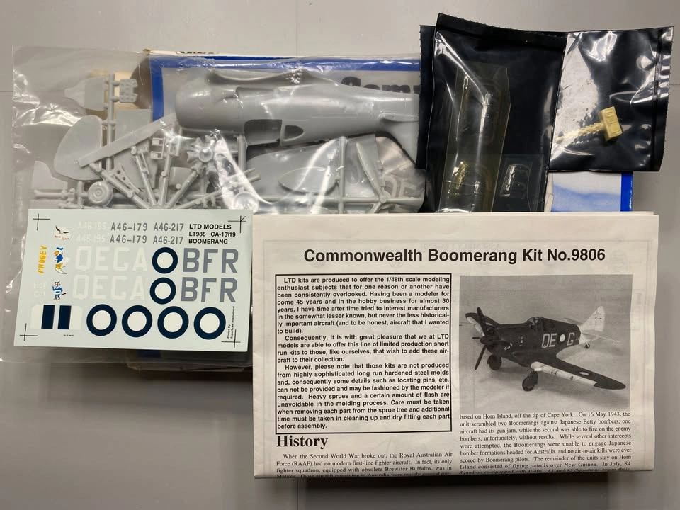 1/48 Scale RAAF Commonwealth Boomerang - photo 2