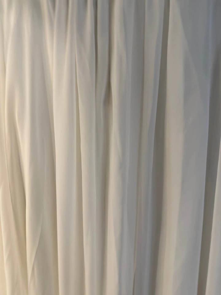 White Sequin Collar Halter Dress - photo 4