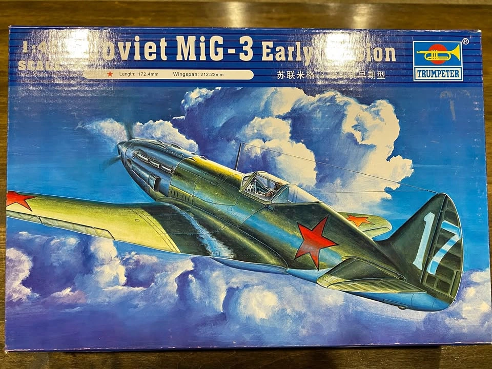 1/48 scale MiG-3 Early Version Trumpeter Kit 02830 VVS