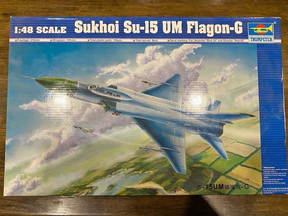 1/48 scale Su-15 UM Flagon-G - Trumpeter Kit 02812