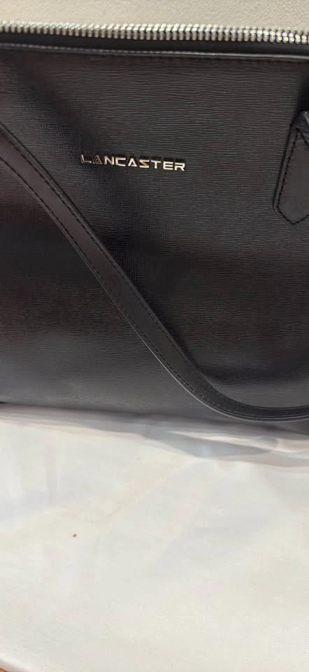 Lancaster Black Leather Handbag Paris - photo 4