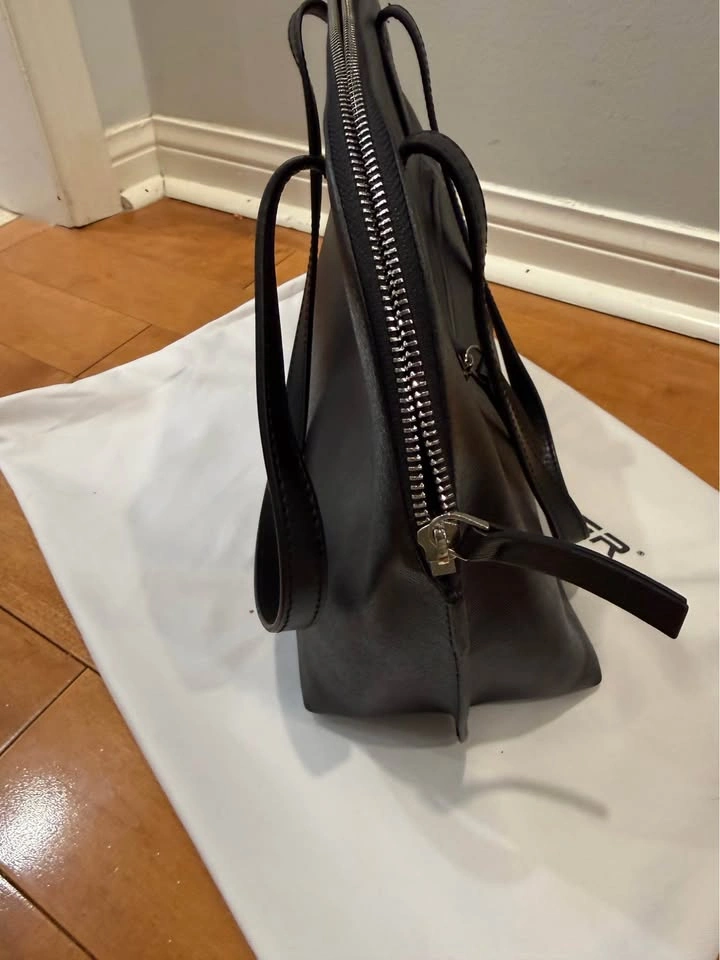 Lancaster Black Leather Handbag Paris - photo 5