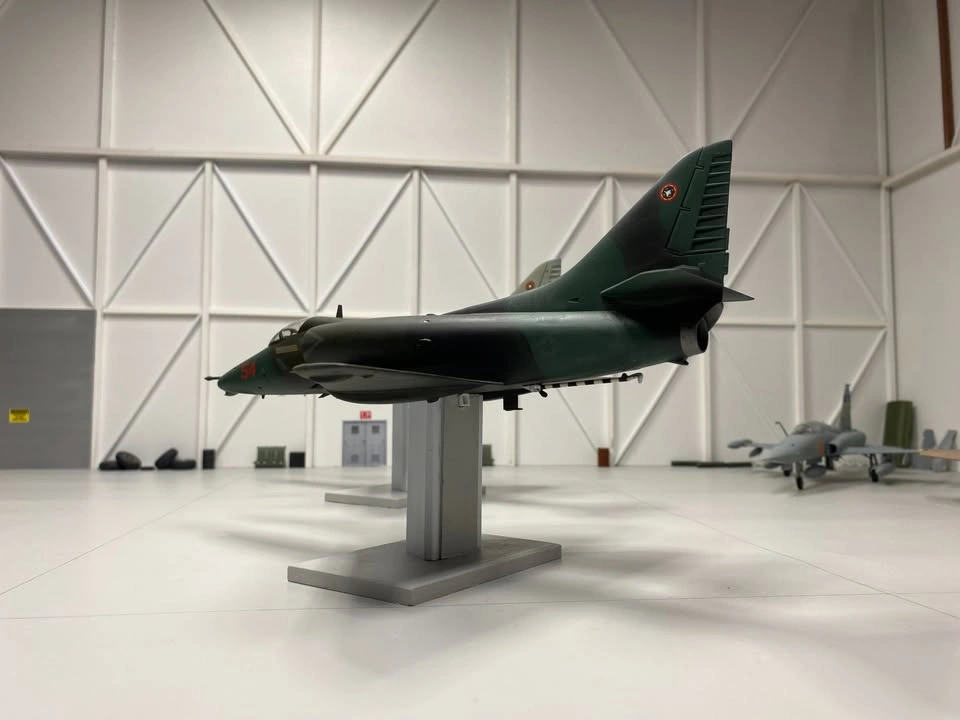 Completed 1/48th scale A-4E Skyhawk plastic model aircraft - photo 2