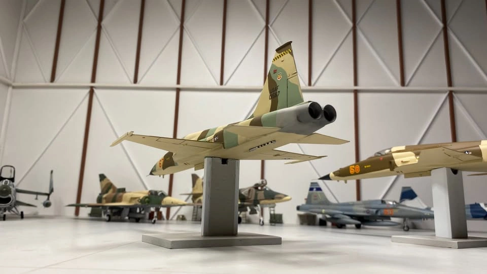 Completed 1/48th scale F-5E Freedom Fighter plastic model - photo 2