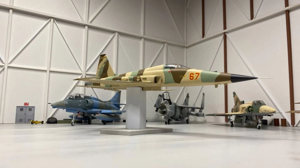 Completed 1/48th scale F-5E Freedom Fighter plastic model - photo 3