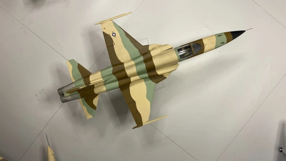 Completed 1/48th scale F-5E Freedom Fighter plastic model - photo 4