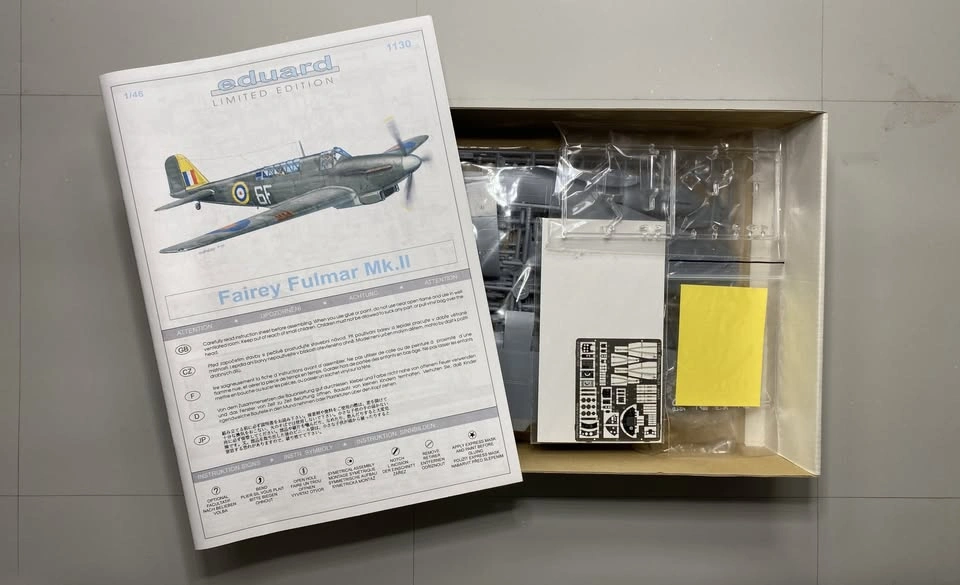 1/48 scale Fairey Fulmar Mk.II Eduard Ltd Ed. Kit 1130 - photo 2