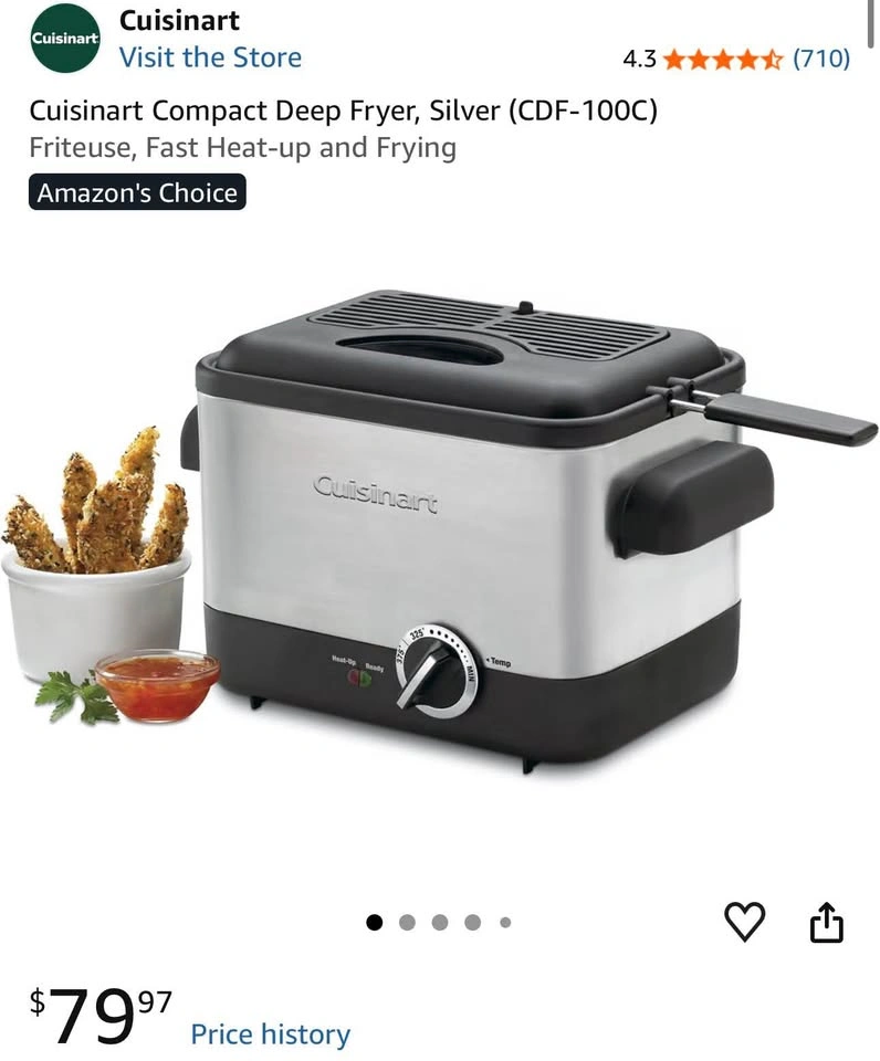 Cusinart Compact Deepfryer - photo 2