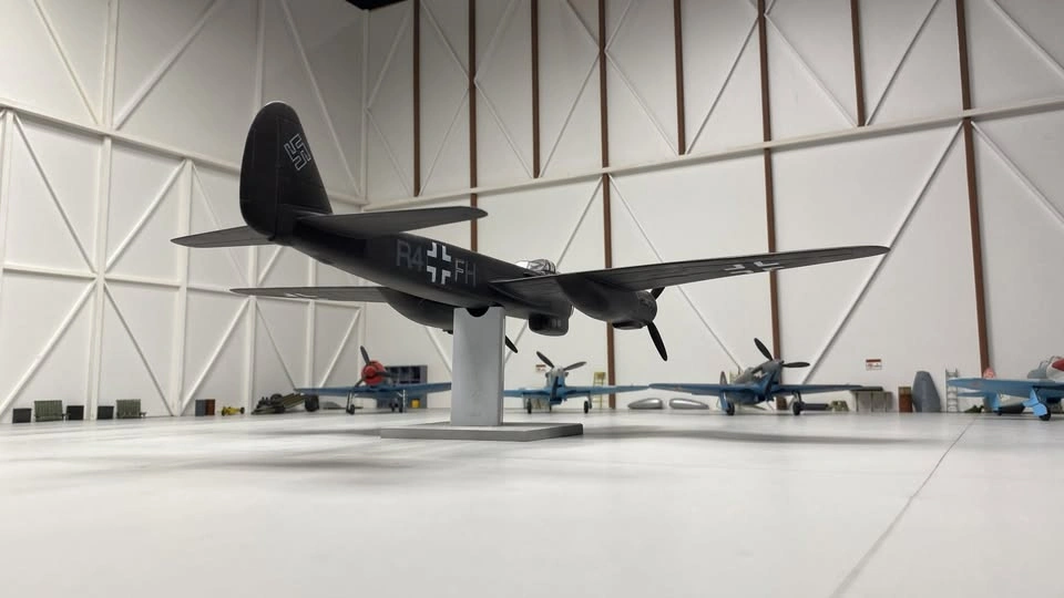 Completed 1/48th scale Ju 88C plastic model aircraft - photo 2
