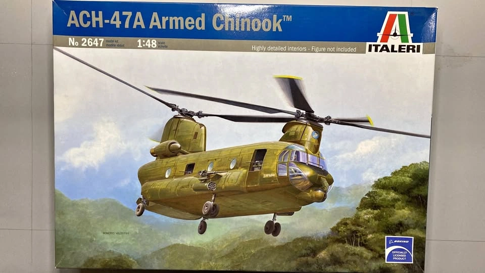 1/48th scale ACH-47A Chinook Italeri Kit 2647