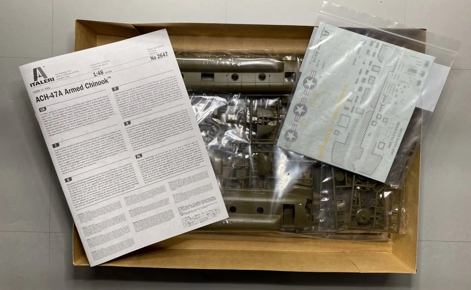 1/48th scale ACH-47A Chinook Italeri Kit 2647 - photo 2