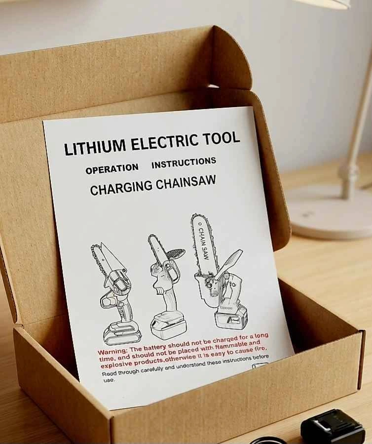 Cordless Lithium-Ion Handheld Mini Chainsaw - photo 2