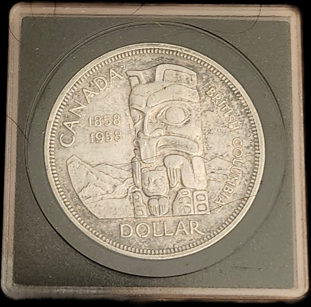 1958 Canadian Silver "Death" Dollar