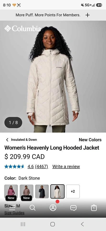 Columbia Women's Hooded Jacket SIZE M