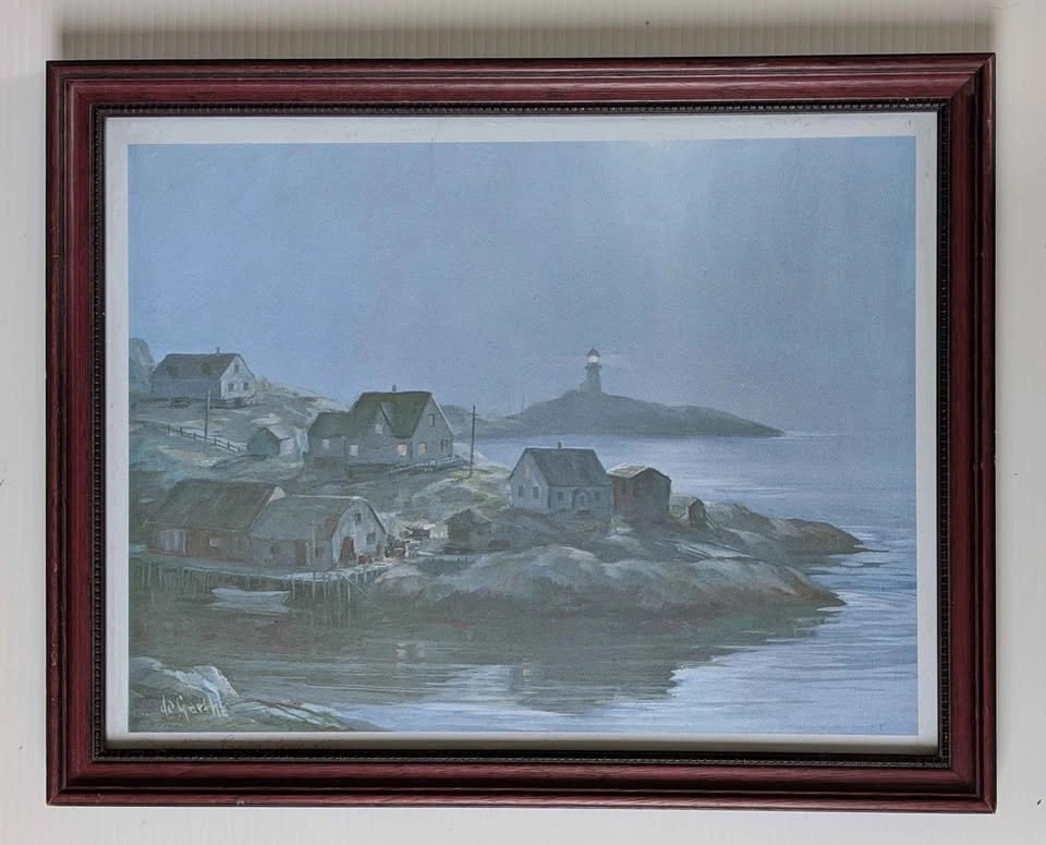 William DeGarthe Print of Peggy's Cove - photo 2