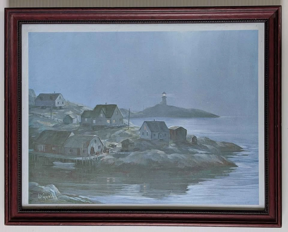 William DeGarthe Print of Peggy's Cove - photo 5