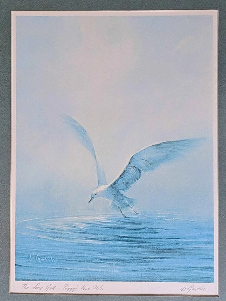 "Lone Gull" William Degarthe Signed Seascape Lithograph - photo 4