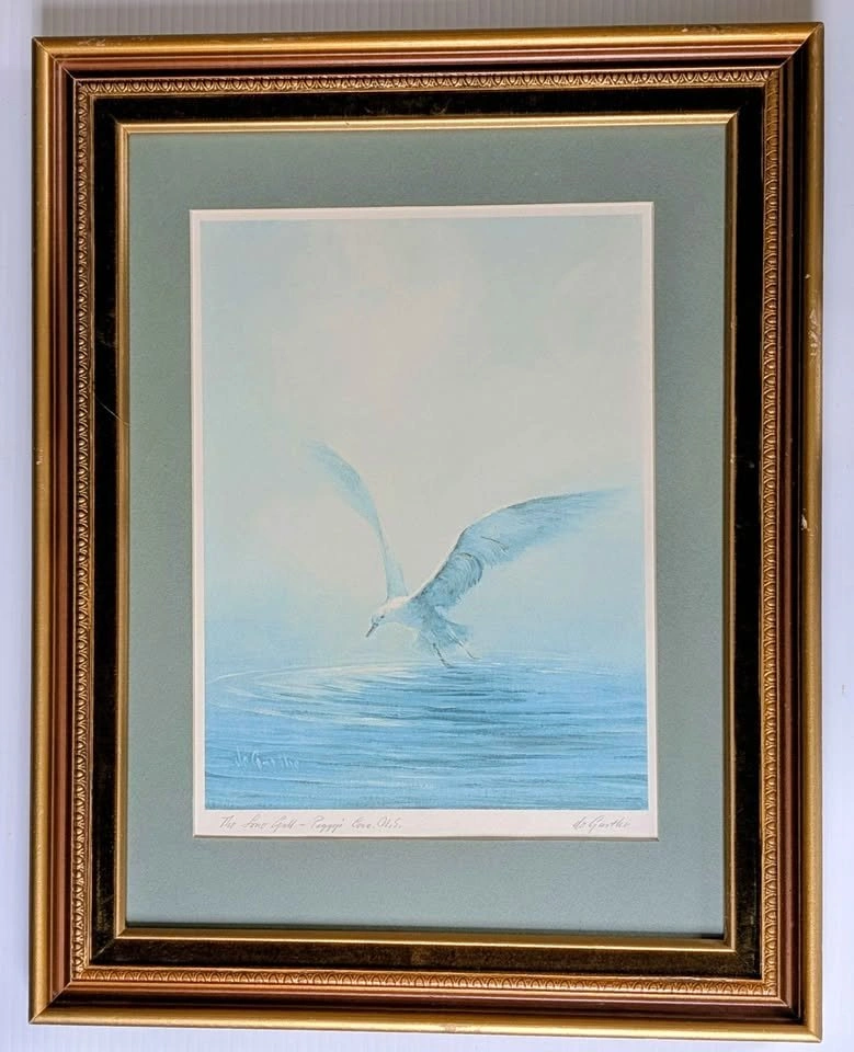 "Lone Gull" William Degarthe Signed Seascape Lithograph - photo 5