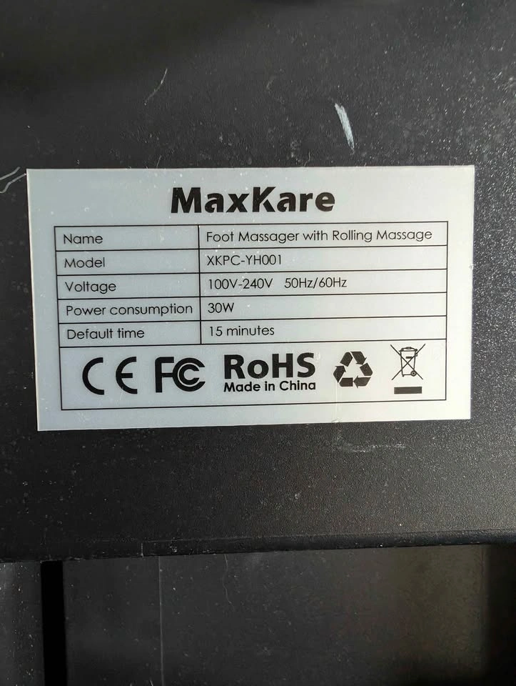 MaxKare Heated Electric Foot Massager - photo 2