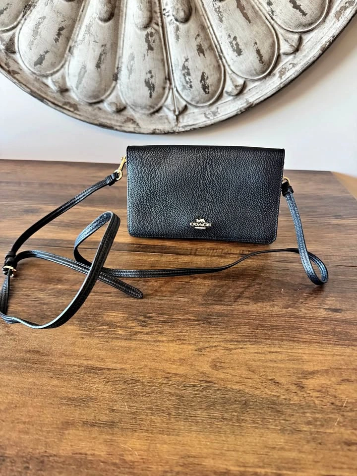 Authentic Coach Crossbody Clutch