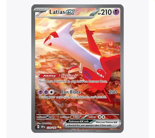 Latias ex - 239/191 SV08: Surging Sparks NM Special Illustration - photo 2