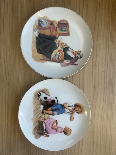 Norman Rockwell Collector Plates (Set of 2)