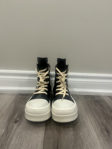 Rick Owens Mega Bumper High Top Black Milk EU 36 US 6 Authentic - photo 2