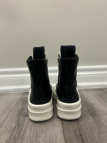 Rick Owens Mega Bumper High Top Black Milk EU 36 US 6 Authentic - photo 3