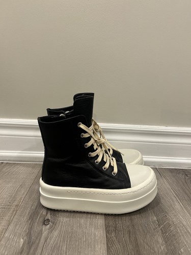 Rick Owens Mega Bumper High Top Black Milk EU 36 US 6 Authentic - photo 5