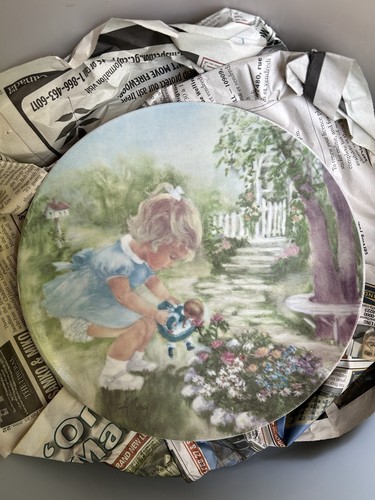 Vintage Rusty Money Stop and Smell the Roses Collector Plate - photo 2