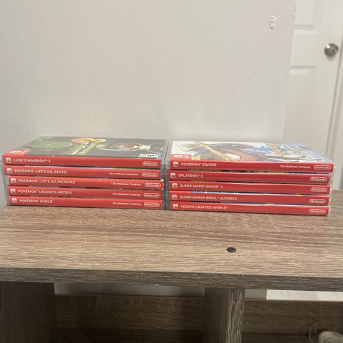 Nintendo Switch Game Case Lot (No Games, Sold Together)