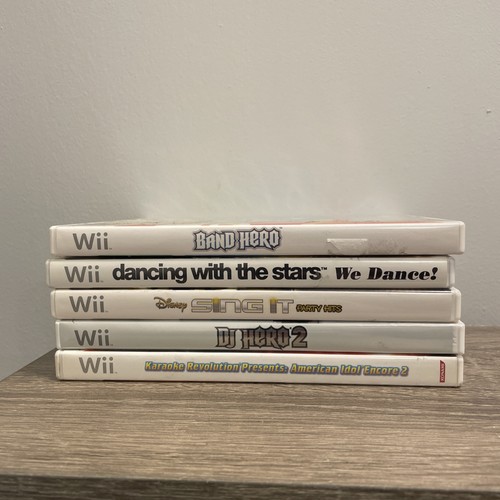 Wii Music & Rhythm Games Bundle (Read Description)