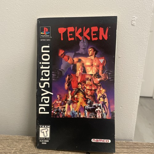 Tekken PS1 Long Box Manual (Read Description)