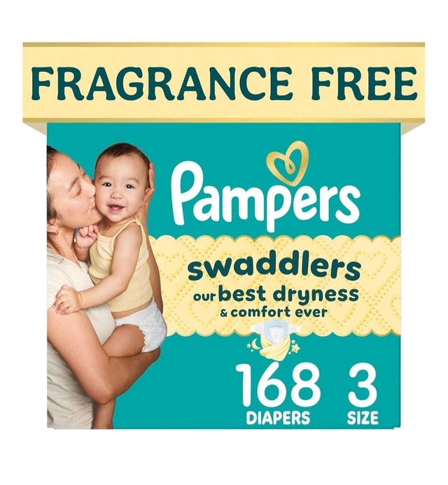 Pampers Swaddlers Size 3 168 Count