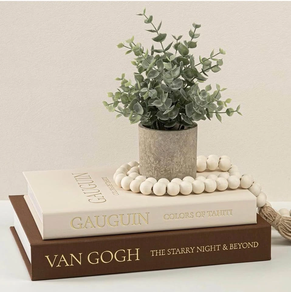 New real Linen Decorative Faux Book Box Set with hidden storage - photo 4