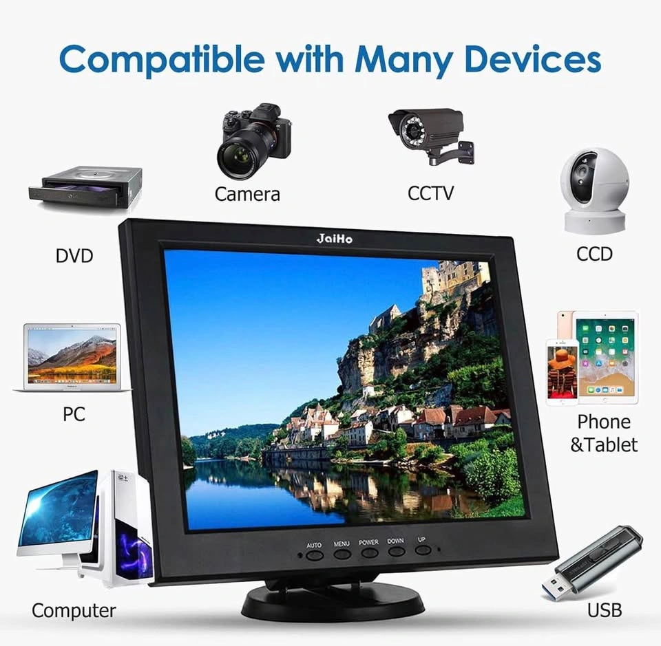 New JaiHo 12 Inch LCD CCTV Monitor - photo 4