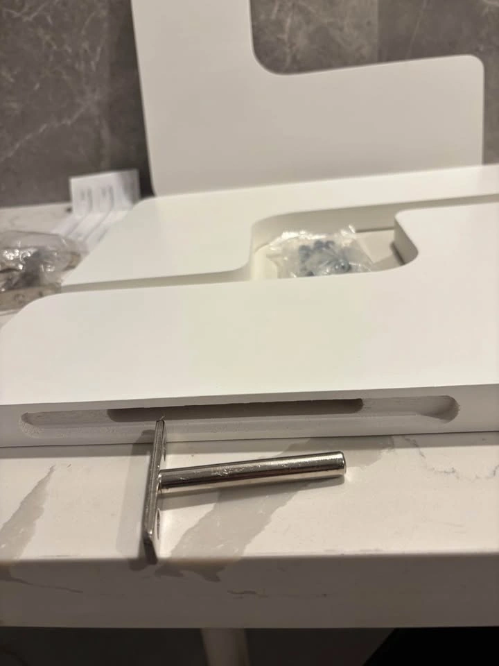 New Floating Corner Shelves Set of 3 white - photo 3