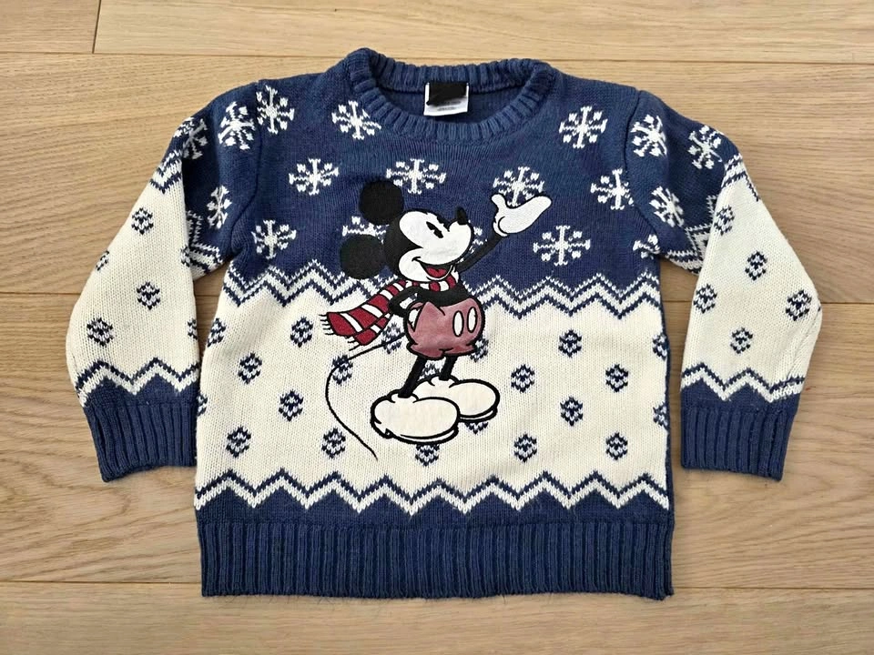 3T Mickey Mouse Christmas sweater