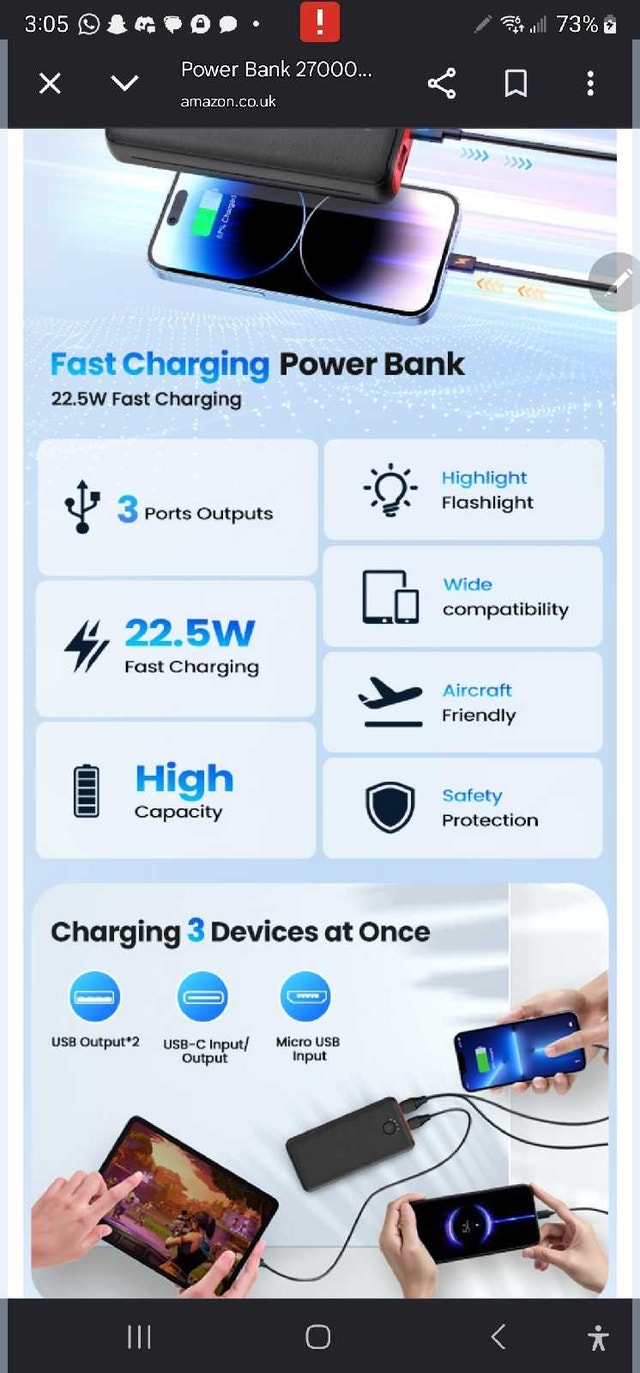 JIGA power bank 30,000 mAh - photo 2