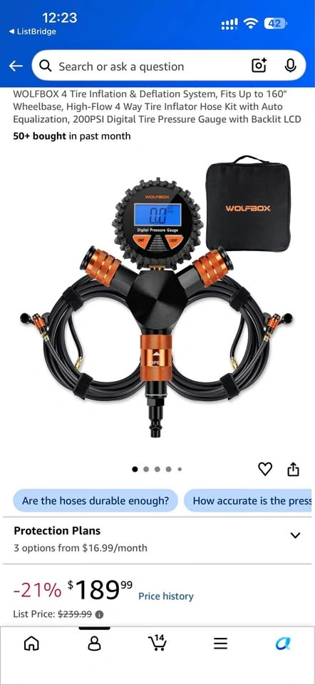 4 Tire Inflation & Deflation System