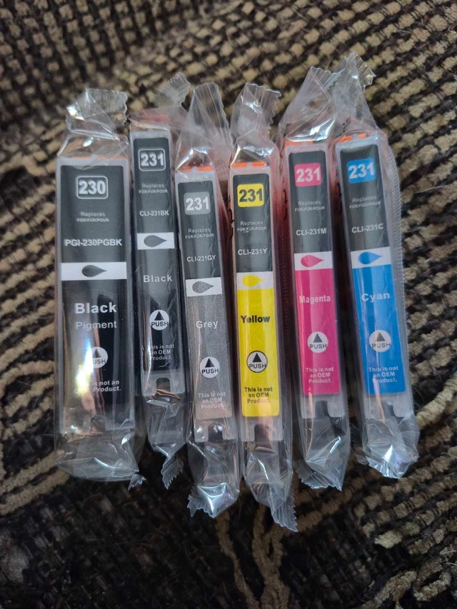 6-Pack Premium Ink Cartridges for Canon – PGI-230 & CLI-231