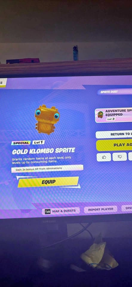 Gold klombo sprite