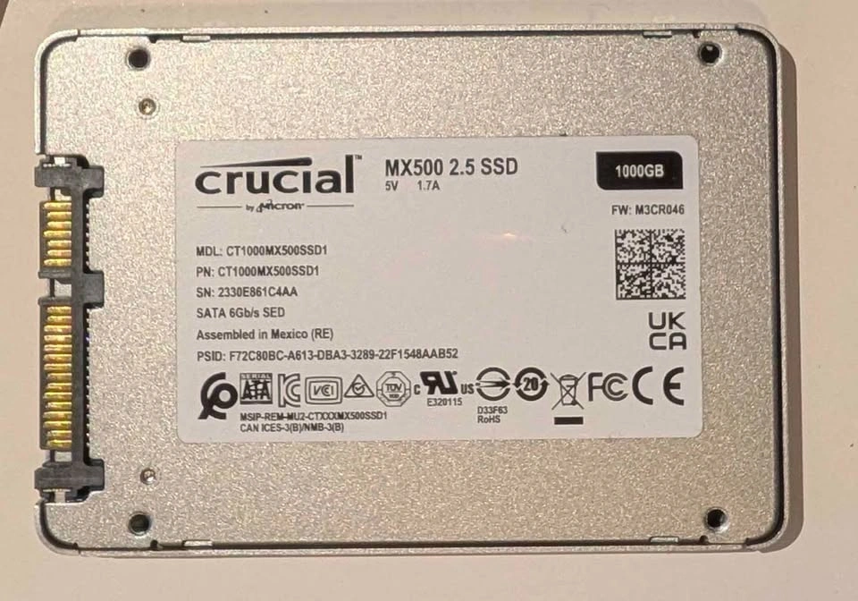 Crucial MX500 1TB 2.5” SATA SSD - photo 2