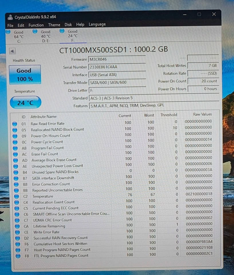 Crucial MX500 1TB 2.5” SATA SSD - photo 3