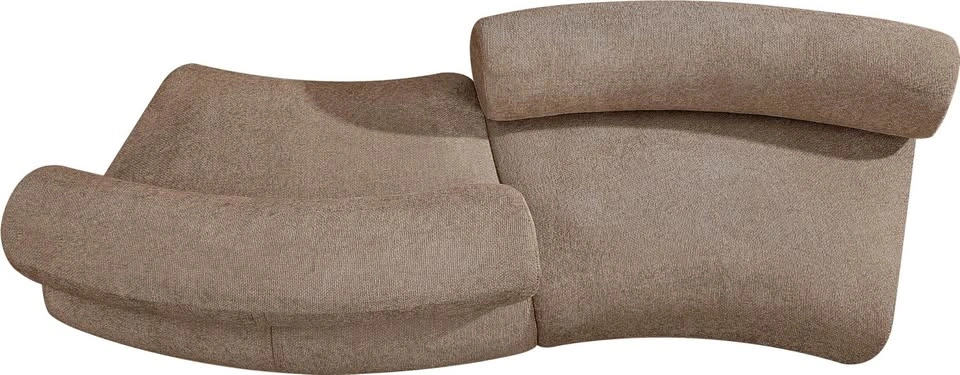 Meridian Furniture Bale 108” Modern Modular Sofa – Brown Chenill - photo 2