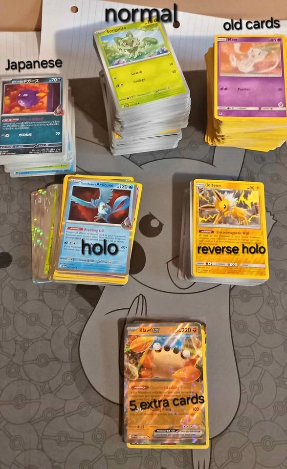 Bulk Pokemon Cards (~650 cards)
