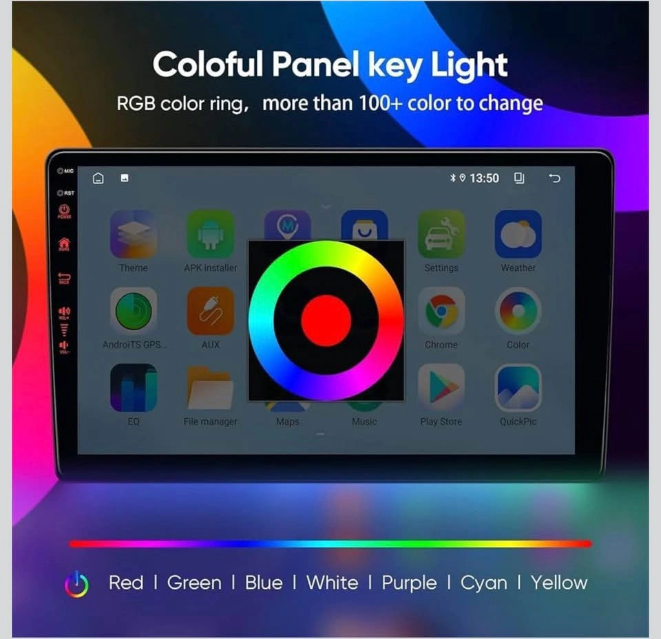 10.2” Car Radio Stereo CarPlay Screen for Jeep Wrangler JK - photo 5
