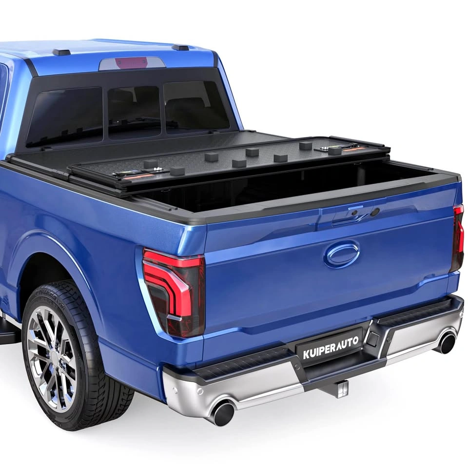 KUIPERAUTO 6.8FT Hard Tri-Fold Tonneau Cover – Ford F250/F350