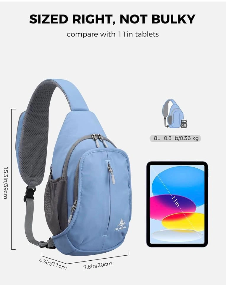 Crossbody Sling Bag RFID Travel Sling Backpack Lightweight - photo 4